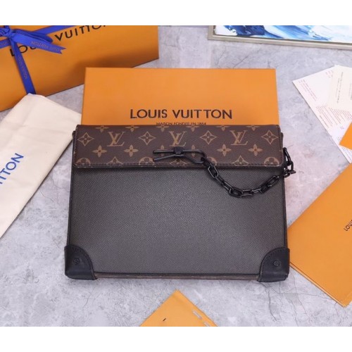 Louis Vuitton Poșetă originală din pânză M30583 verde