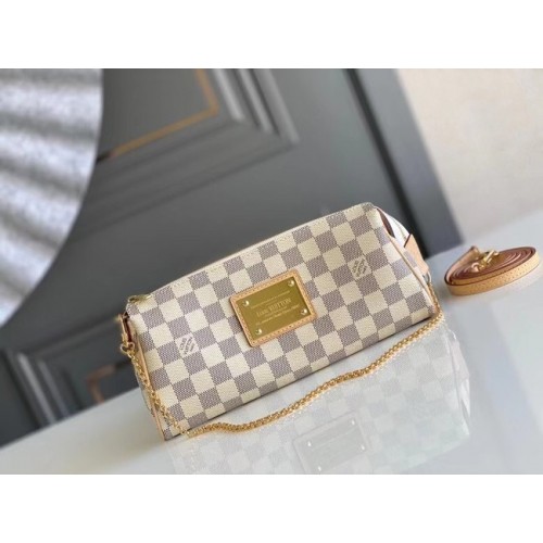 Ambreiaj Louis Vuitton Original Damier Azur Canvas EVA N55213