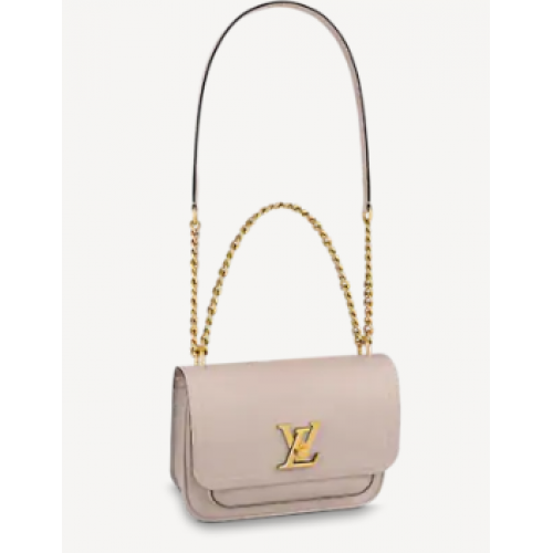 Geantă mică Louis Vuitton Original Lockme cu lanț M57067 gri