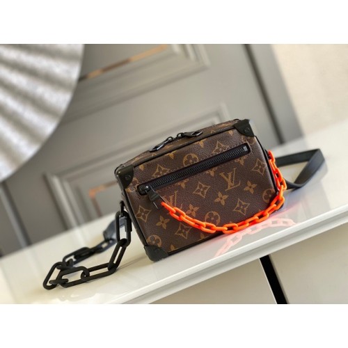 Geantă Louis Vuitton Original Monogram Canvas cu fermoar M68906 negru și maro
