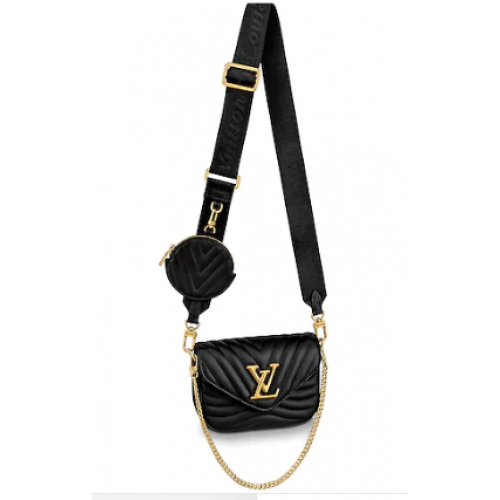 Louis Vuitton Original NEW WAVE MULTI-POCHETTE M56461 negru