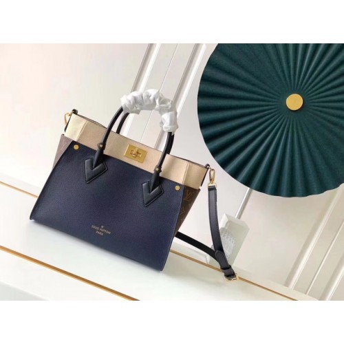 Geantă Louis Vuitton Original ON MY SIDE M53823 Bleumarin