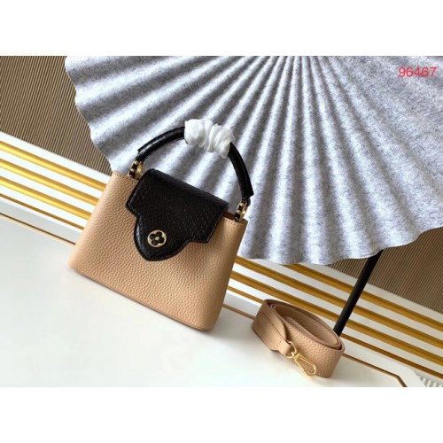 Piele Louis Vuitton Original Taurillon CAPUCINES BB M95509 Nud