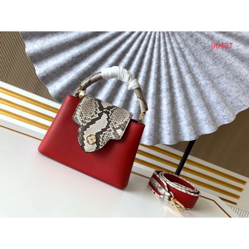 Piele Louis Vuitton Original Taurillon CAPUCINES BB M95509 rosie