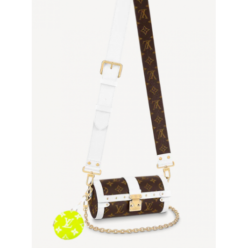 Louis Vuitton Geantă PAPILLON TRUNK M81485 albă