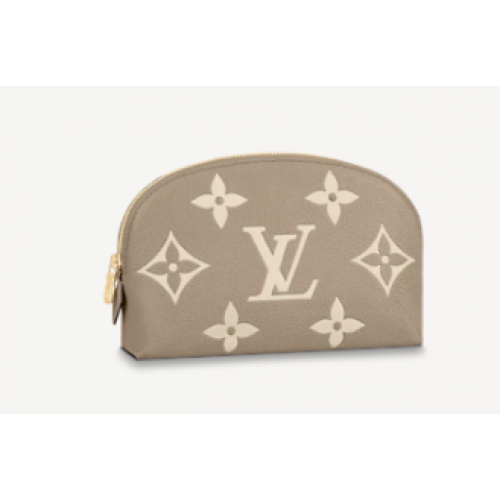 Louis Vuitton Poșetă mică pentru cosmetice M59086 Gri porumbel și crem