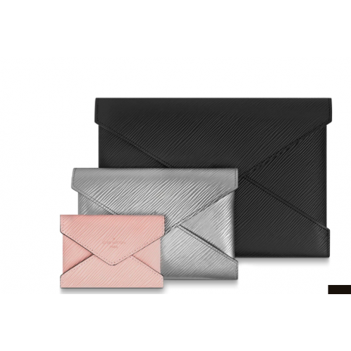 Louis Vuitton POCHETTE KIRIGAMI M64186 Negru Argintiu Roz