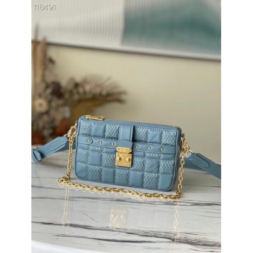 Louis Vuitton POCHETTE TROCA M59048 albastru deschis