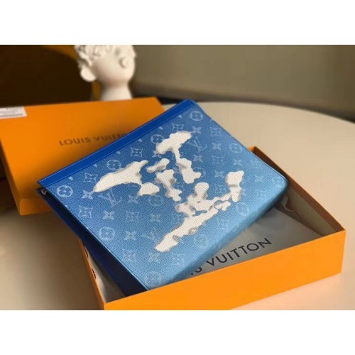 Louis Vuitton POCHETTE VOYAGE MM M45480 Albastru