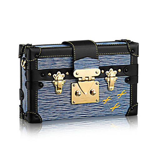 Geantă Louis Vuitton Petite Malle Epi Denim M50303 Denim Light