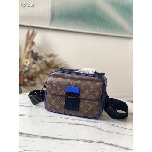 Geantă Louis Vuitton S LOCK SLING M45864 Albastru marin