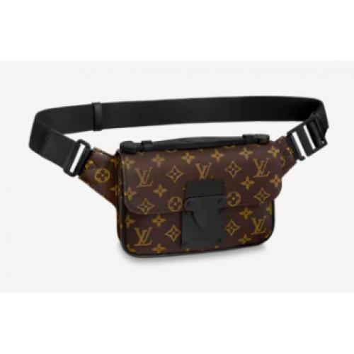 Geantă Louis Vuitton S LOCK SLING M45864 neagră