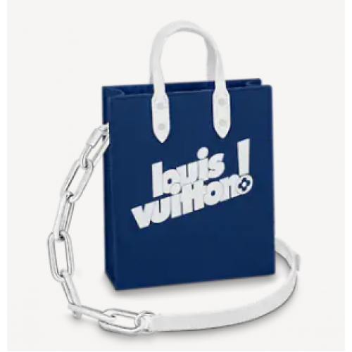 Louis Vuitton SAC PLAT XS M80841 albastru