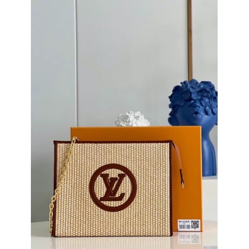 Louis Vuitton TROUSEȚĂ DE TOALETĂ CU LANȚ M81366 Maro Caramel