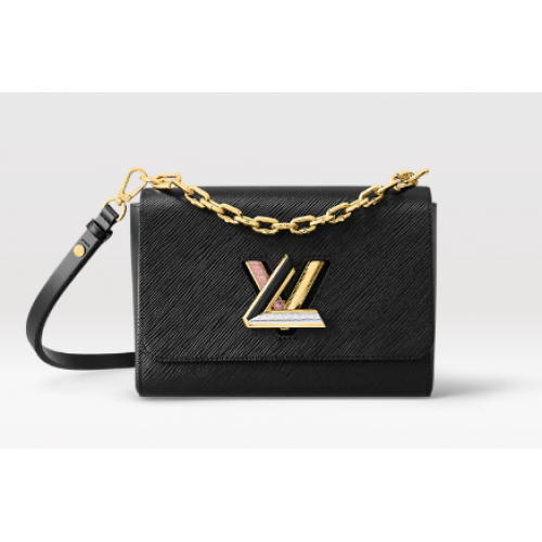 Geantă Louis Vuitton TWIST MM M21031 neagră