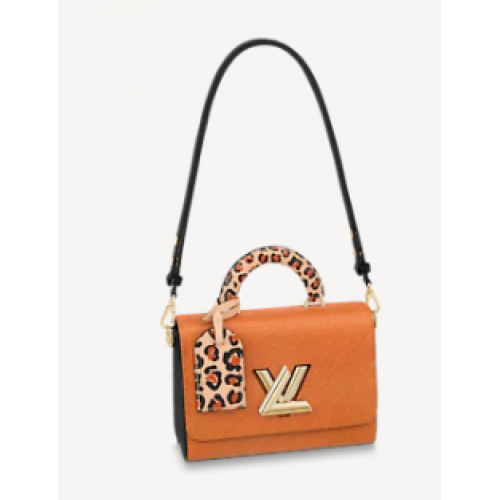 Geantă Louis Vuitton TWIST MM M58568 Gold Cipango
