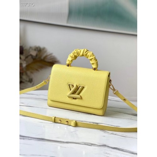 Louis Vuitton TWIST MM M58688 Galben Ghimbir