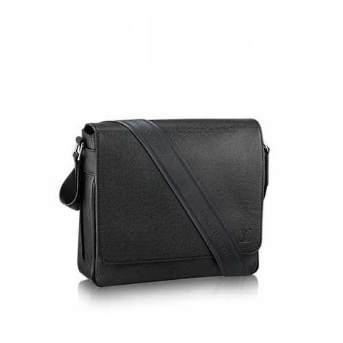 Louis Vuitton Geantă de damă Taiga Leather Roman PM M32824 Negru