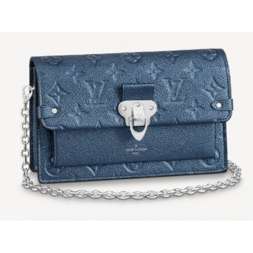 Portofel Louis Vuitton VAVIN CHAIN M59077 Bleumarin sidef