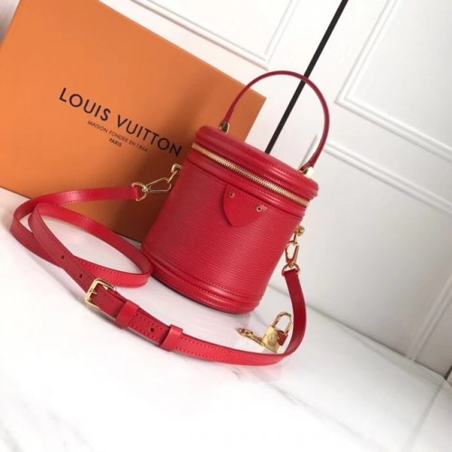 Louis Vuitton original Epi Leather CANNES M52226 roșu