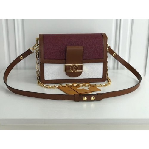 Louis Vuitton original SAINT SULPICE PM M44391 Roșu cu alb