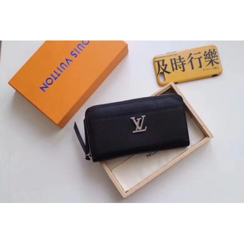 Louis Vuitton original ZIPPY LOCKME M62622 NEGRU