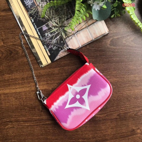 Louis vuitton ESCALE POCHETTE ACCESSOIRES Geanta clutch mini M69269 rosu