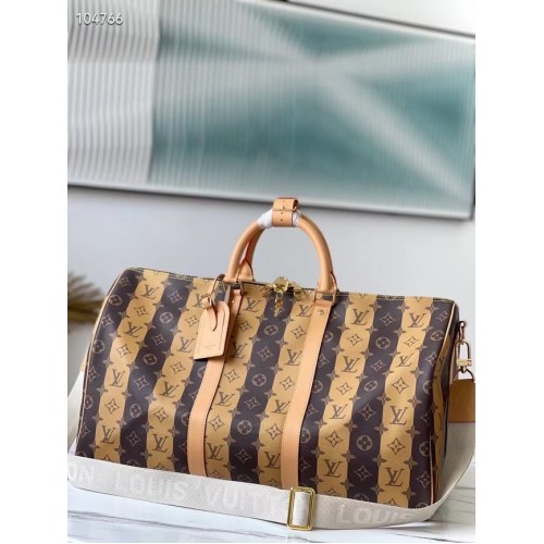 Louis vuitton geantă KEEPALL BANDOULIERE 50 N40567 maro