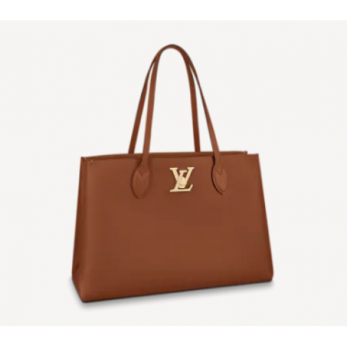Louis vuitton LOCKME SHOPPER M58927 Chataigne Brown