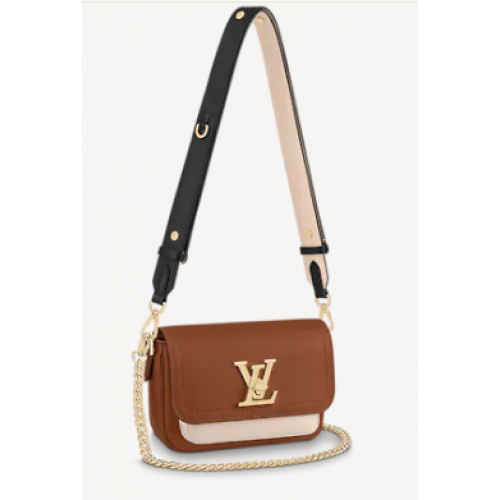 Geantă Louis Vuitton LOCKME TENDER M59491 Chataigne Brown
