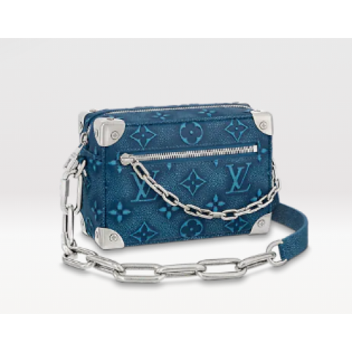 Louis vuitton MINI SOFT TRUNK M21368 Denim Blue