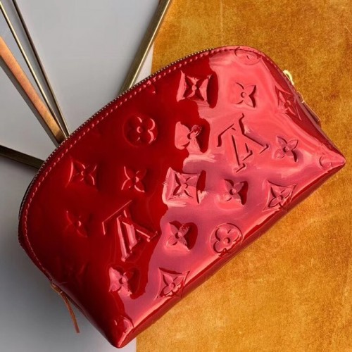 Geantă Louis Vuitton Monogram Vernis Leather pentru cosmetice M90172 Burgundy