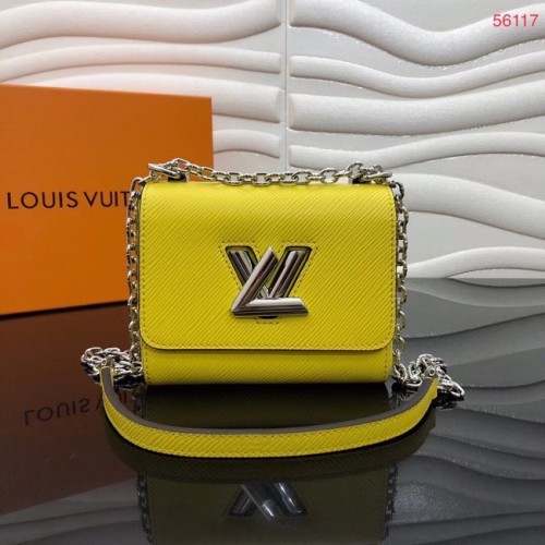 Geantă Louis vuitton TWIST MINI M56117 galbenă
