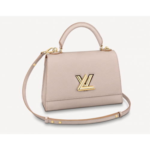 Louis vuitton Geantă cu un singur mâner răsucită MM M57090 Greige
