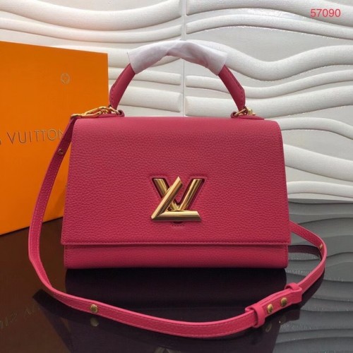 Louis vuitton geantă cu mâner răsucit MM M57090 roz orhidee
