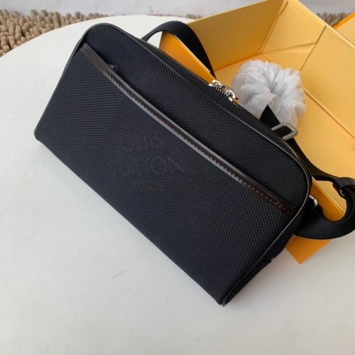 Geantă Louis Vuitton originală BUMBAG Pocket M93619 neagră