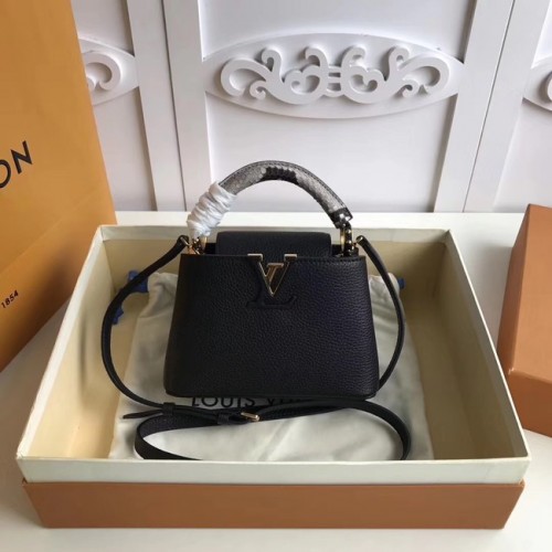 Louis vuitton original CAPUCINES MINI N94047 negru