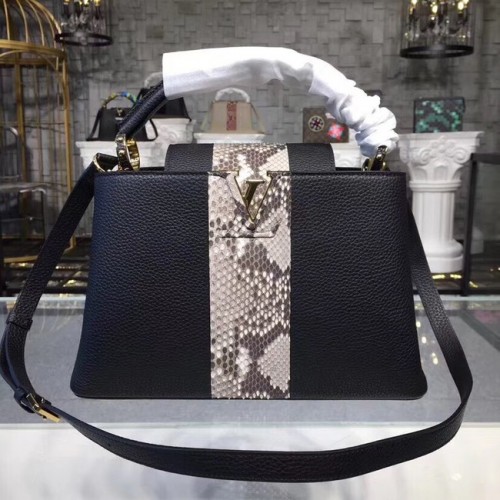 Louis vuitton original CAPUCINES N94220 NEGRU