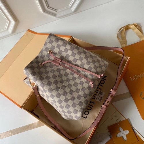 Louis vuitton original Damier Azur NEONOE N44022 roz