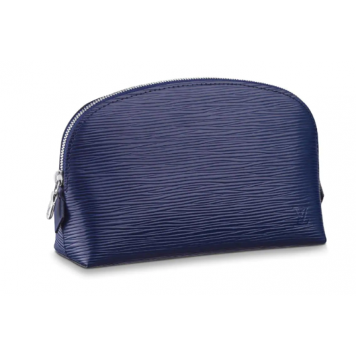 Geantă cosmetică Louis vuitton originală Epi Leather PM M52030 Indigo