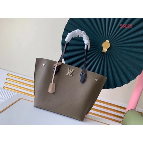 Geantă Louis Vuitton originală LOCKME GO M55028 Khaki