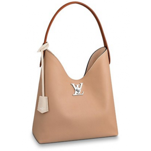 Louis vuitton original LOCKME HOBO M44330 bej