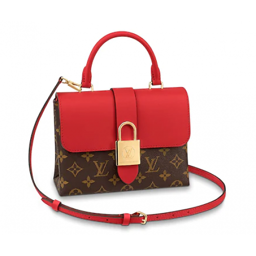 Louis Vuitton original LOCKY BB M44080 Roșu Mac
