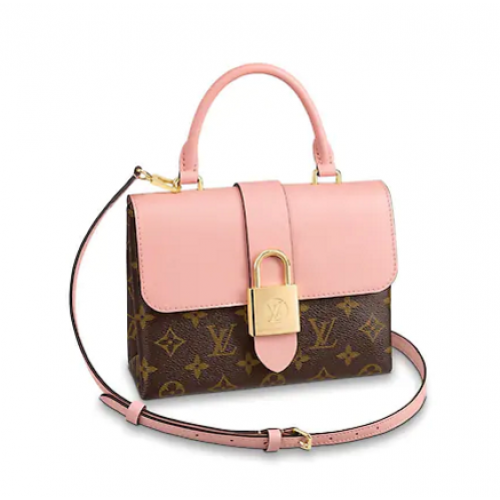 Louis vuitton original LOCKY BB M44080 Rose Pudră
