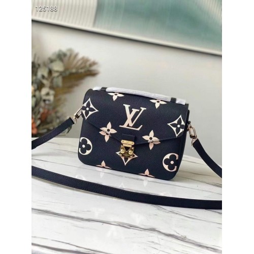 Geantă Louis Vuitton originală Louis Vuitton CRAFTY POCHETTE METIS M45596 Neagră