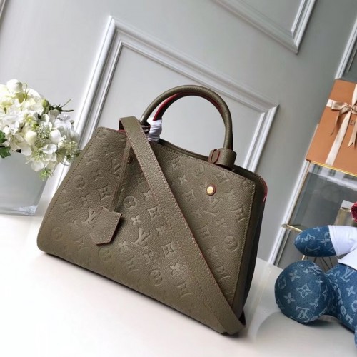 Geantă Louis Vuitton originală MONTAIGNE MM M44311 verde