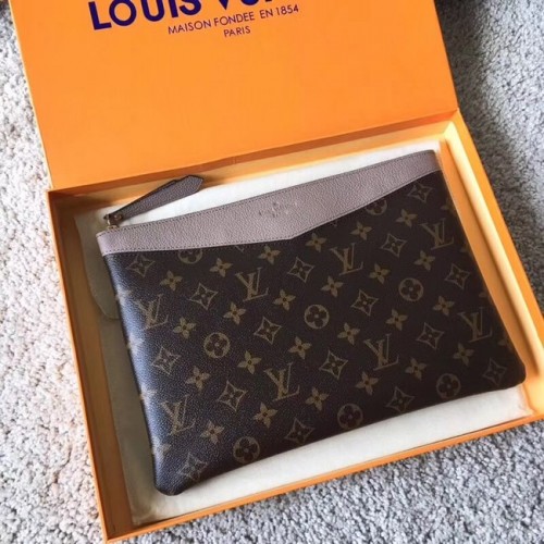 Louis vuitton original Monogram Canvas DAILY POUCH M62048 gri