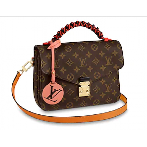 Geantă Louis Vuitton originală Monogram Canvas POCHETTE METIS M43984 Maro