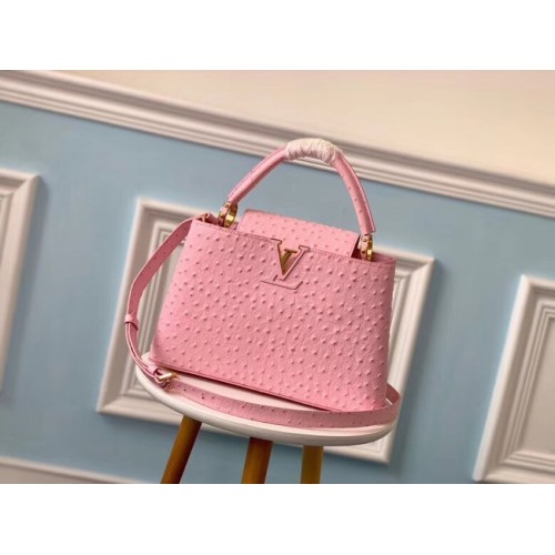 Louis vuitton model de struț original CAPUCINES PM M53665 Eau de Rose