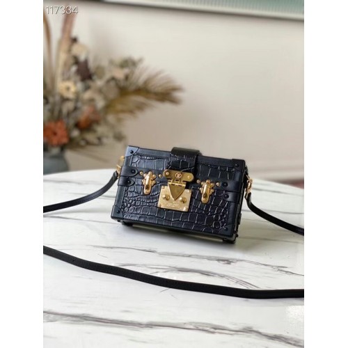 Louis vuitton original PETITE MALLE N92049 negru